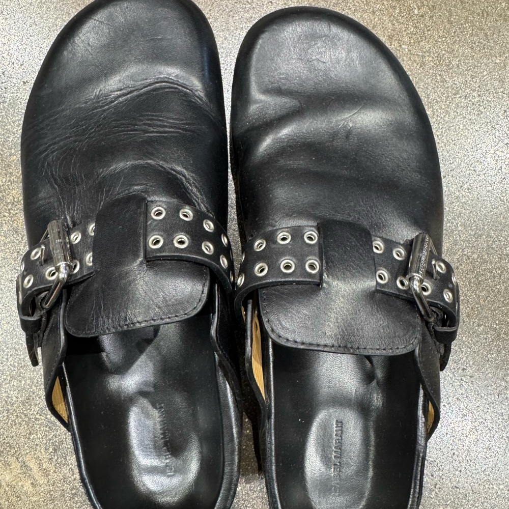 Isabel Marant leather slip on shoe - Picture 4 of 6